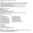 2009-2020 Nissan 370Z giroljepanne 31390-1XJ0C 31397-1XJ0A
