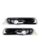 Pair of Front Bumper Fog Lights without Bulbs for E46 323i 325i 1998-2001 (before LCI)