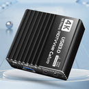 USB 3.0 Video Capture Card HDMI 4K Aufnahme Box Spiel Live Broadcast Mikrofon