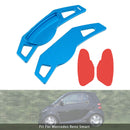 Steering wheel paddle shift extension for Smart Aluminum