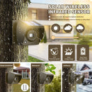800m Solar Outdoor Infrarot Powered Einfahrt Alarm Anti-Diebstahl Induktion Drahtlose