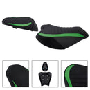 Asiento tapizado completo para piloto y pasajero, color negro, para Kawasaki Ninja Z900 (2017–2024).