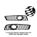 2009-2013 Audi A3 8P Honeycomb Front Bumper Fog Light Grille Grill Cover
