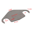 EGR Valve Blank Plate für BME N47 N47S N57 N57S E90 E91 E84
