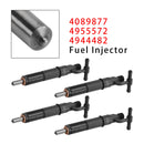 4 Stück Kraftstoffeinspritzdüsen für Cummins B3.3 QSB3.3 Motor 4089877 4955572 4944482