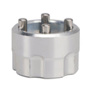 Irrota takaiskusuojus iskunvaimentimesta. FOX DPX2:lle. Rebound cap -ohjain. Työkalu 398-00-761