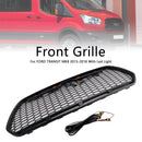 2015-2018 Ford Transit MK8 Raptor with Front Bumper LED Grille Matte Black
