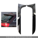 2012–2018 Audi A6 C7 Allroad Avant schwarz glänzend Paar Heckscheibe Seitenflügel Spoiler