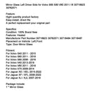 Spejlglas venstre førerside til Volvo S60 S80 V60 2011-18 30716923 30762571