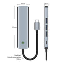 5 i 1 Type-C USB3.0 HDMI PD100W Interface Hub Adapter Dock for MacBook iPad Pro