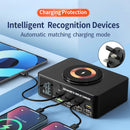 Carregador rápido 140W Carregador inteligente PD100W para notebook multiportas USB Reino Unido