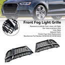 Tåkelysdeksel Bezel Grill Grill Passer AUDI A3 S-LINE 2017-2019 8V