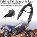 Unidade de assento de carenagem traseira Yamaha Tenere 700 2019-2024