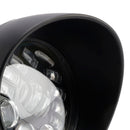 Multifunctional Beam Headlight Fog Lamp Custom Fits For Racer Bobber Chopper Chrome