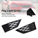 Black honeycomb fog light cover for Seat Leon Cupra 5F (2012–2017)