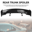 Racing GT Style Down Force bagagerumsspoiler, blank svart 57" 145 cm universell