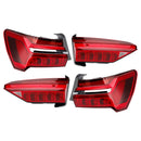 2019-2023 For Audi A6 C8 4 Piece Set Left/Right Outer/Inner LED Tail Lights