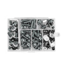158 teilig - Titan Alu Verkleidungsschraube Verkleidung M5/M6 Schrauben Set