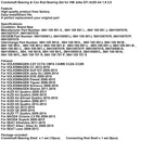 Krumtapakslejer &amp; Plejlstangslejesæt passer til VW Jetta GTi AUDI A4 1.8 2.0