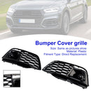 2018-2022 AUDI SQ5 Q5 S-Line (não cabe na versão padrão!!!) Tampa da grade do farol de neblina 80A807679L 80A807680L Genérico