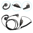 M-018 Small PTT-B6 Curve Hook Öronkrok Headset För GP2000 CP88 SP10 PRO1150 P040