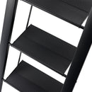 5-Stufen-Leiter, faltbarer Tritthocker, Aluminium-Trittleiter mit Anti-Rutsch-Pedal
