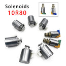8 piece 10R80 automatic transmission solenoid valve set for Ford Mustang (2017 onwards) with 4, 4, 2.3 and 5.0 liter engines (L4, V8).