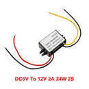 DC-DC 6V-12V 2A 24W Step Up samochodowy regulator konwertera zasilania wodoodporny