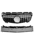 2011-2016 Mercedes-Benz SLK-Klasse R172 SLK55 Pre-Facelift Chrom Front Oberen Unteren Kühlergrill Fit Mercedes SLK-Klasse R172 SLK55