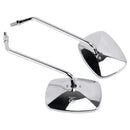 Kit de espelho retrovisor cromado de 10 mm para Piaggio Beverly 125 250 2004 2005 06 07 08