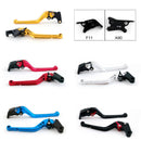 Manetas largas de freno y embrague para KTM 690 Duke R 2014-2016 (F11/A90) Negro Generic
