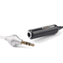 3,5 mm Air Tube Hovedtelefoner Anti Radiation Hovedtelefoner Bodyguard Headset med mikrofon