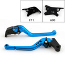 Manetas largas de freno y embrague para KTM 690 Duke R 2014-2016 (F11/A90) Negro Generic