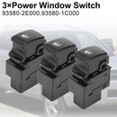 3×93580-2E000 Elektrisk vindueskontaktkontrol til Hyundai Tucson 2005-2010 Generisk