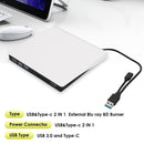 USB&amp;Externí vypalovačka a čtečka Blu-ray disků typu C, BD DVD mechanika s USB 3.0 vypalovačkou