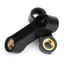 Motorcycle Mirror Extension Heightening Extension Bracket Black 10mm M10 Suitable for Honda Universal