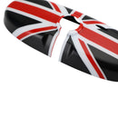 Union Jack UK Flag Rückspiegelabdeckung für MINI Cooper R55 R56 R57 Schwarz/Rot