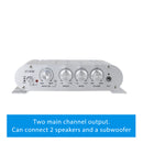 12V 2.1-kanaler 400 WATT Bilstereoforsterker MP3 Radio Booster HiFi