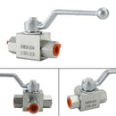 3cestný hydraulický kulový ventil 1/2" Vysokotlaký kulový ventil NPT s vnitřním závitem