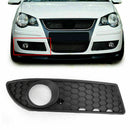 2005-2009 Polo GTI Vorne VW Unten 9N3 Schwarz Center Kühlergrill Stoßstange Kühlergrill Fog Universal