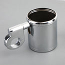 Krom mugghållare för motorcykel/ATV för 7/8"1" 1-1/4 "universalstyre