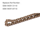 Hnací řetěz pro Yamaha 94591-51110 94591-87110 Xvs125 Xvs250 Yfm35Ba Yfm350Fwan Generic