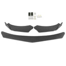 4PC Universal Front Bumper Lip Body Kit Spoiler Fit GMC Honda Civic Carbon Fiber Generic