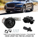 2011-2015 Jaguar XJ Water Pump with Bolts Seals Connectors + Thermostat Kit