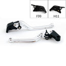 Lange Bremskupplungshebel für Ducati 1299/1199/959/899 Panigale Xdiavel 749 Schwarz Generic