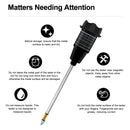 Handhållen Soil PH Tester PH och fuktmätare med 295 mm lång metallsond