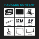 7" Wireless AHD 1080P Display 1CH Rear View Backup Camera Set for Truck Trailers