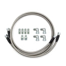 TH350 700R4 TH400 52" Length SS braided gearbox cooler hoses