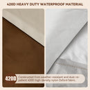 Patio Egg Chair Cover Outdoor Hanging Double Basket Egg Swing Cover Waterproof