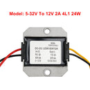 Vandtæt DC (5-32 V) til 12 V 2/3 A spændingsforsyningskonverterregulator